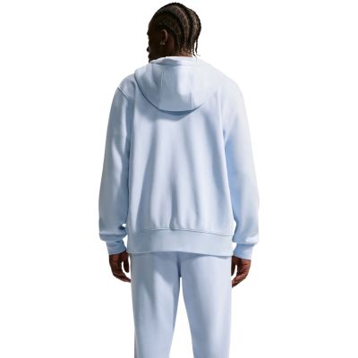 2. Bluza męska Nike Club BB FZ Hoodie błękitna FN3861 407