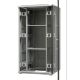 3. EmiterNet Szafa ramowa stojąca 32U, drzwi przód blacha/szkło, 800x800x1540mm (szer./gł./wys.)
