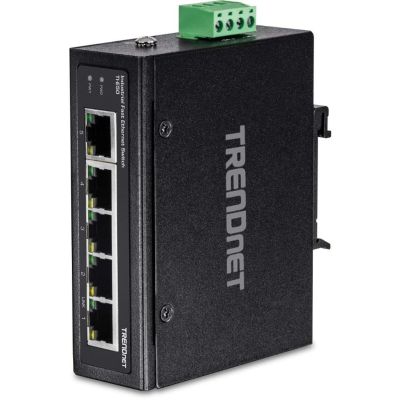 7. TRENDnet Industrie Switch  5 Port Fast Ethernet  L2 DIN-Rail