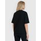 3. T-shirt oversize z nadrukiem damski 4F 4FRSS25TTSHF2692-20S