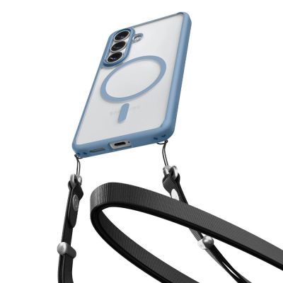 5. Etui Spigen Ultra Hybrid Mag MagSafe na Samsung Galaxy S26+ - przezroczysto-niebieskie