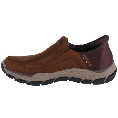 2. Skechers Slip-Ins Respected - Elgin 204810-CDB Brązowe 39,5