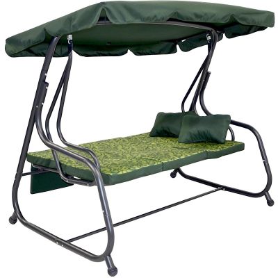 17. HUŚTAWKA OGRODOWA 3-OSOBOWA LENA Z MOSKITIERĄ