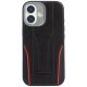 Etui Audi R8 Genuine Leather MagSafe do iPhone 17 - czarno-czerwony