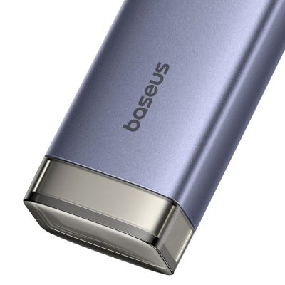 4. Hub USB-A/USB-C Baseus UltraJoy Series 4xUSB-A 3.0 1xUSB-C 5V - szary