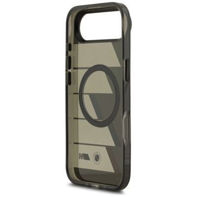 7. Etui BMW M IML Metal Buttons Tricolor Lines MagSafe na iPhone Air - szare