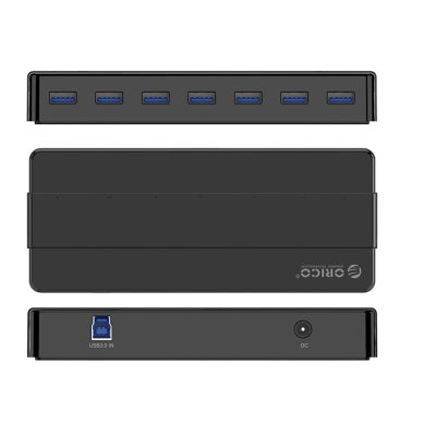 3. Hub Orico H7928-U3-V1 7x USB-A 3.0 - czarny