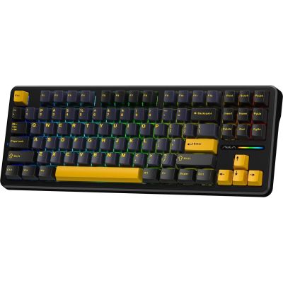 3. Klawiatura gasket F87 Thunder Black GrayWood switch RGB AULA