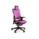 Fotel biurowy Wau 2 BL401 tkanina magenta/czarny