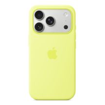 Silikonowe etui Apple iPhone 17 Pro z MagSafe (neonowo-żółte)