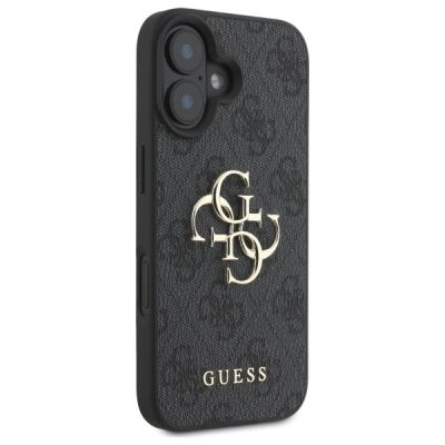 4. Etui Guess 4G Big Logo na iPhone 16 Plus - czarne