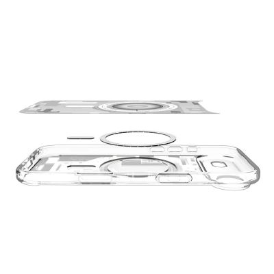 7. Etui Spigen Ultra Hybrid MagSafe na iPhone 17 Air Zero One - białe
