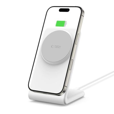 2. Ładowarka bezprzewodowa Tech-Protect QI15W-A38 MagSafe - biała