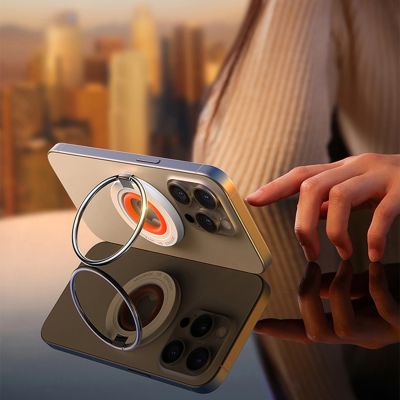 10. Magnetyczny uchwyt na telefon Joyroom JR-ZS383 MagSafe - pomarańczowy