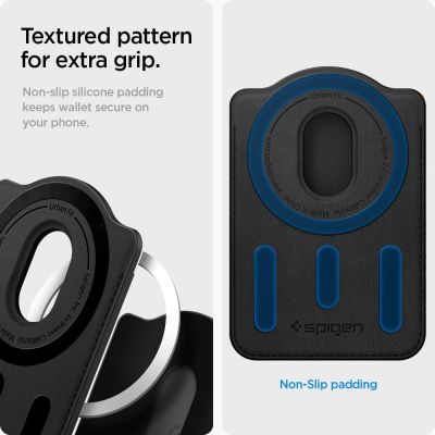 9. Portfel magnetyczny Spigen Urban Fit MagSafe na telefon - czarny