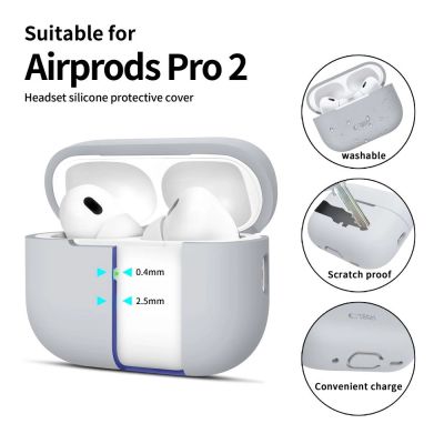 2. Etui Tech-Protect Silicone na Apple AirPods Pro 1 / 2 - szare