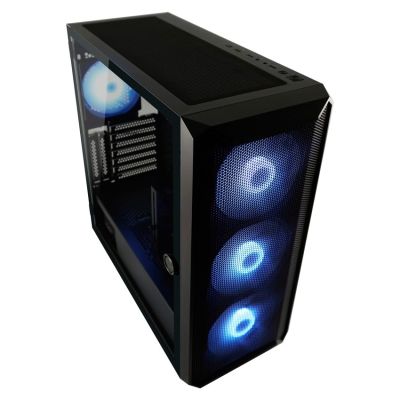 5. LC-Power Gaming 804B - Midi Tower - obudowa PC - ATX - micro ATX - Mini-ITX - Metal - Plastik - Szkło hartowane - 16 cm
