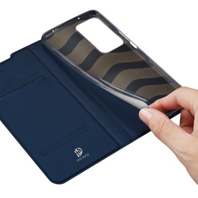 8. Dux Ducis Skin Pro kabura etui pokrowiec z klapką Xiaomi Poco F4 5G niebieski