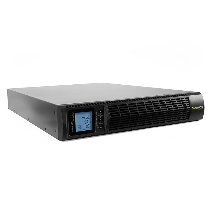 2. GREEN CELL ZASILACZ AWARYJNY UPS UPS15 3000VA 2700W DO SZAF SERWEROWYCH RACK RTII