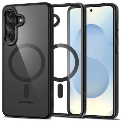 Etui Tech-Protect Magmat MagSafe na Samsung Galaxy S26+ - przezroczysto-czarne