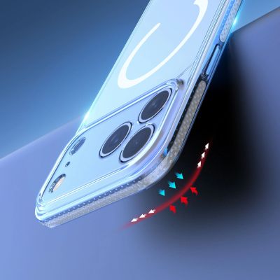 10. Etui Dux Ducis Clin Mag na iPhone 18 Pro / 17 Pro kompatybilne z MagSafe - przezroczyste