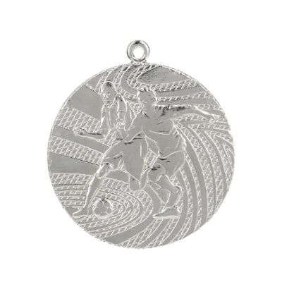 10. Medal srebrny- piłka nożna - medal stalowy