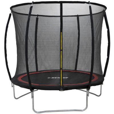 TRAMPOLINA DUNLOP PREMIUM Z SIATKĄ WEWNĘTRZNĄ fi244cm