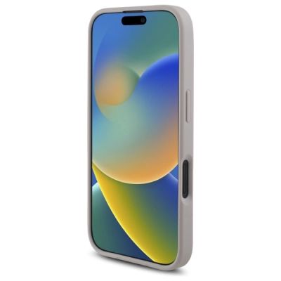 5. Etui Guess 4G Big Logo na iPhone 16 - różowe