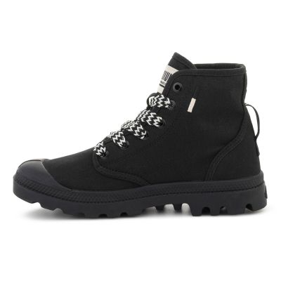 6. PALLADIUM PAMPA HI HTG LACE BLACK 94989-008