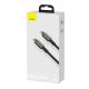 5. Kabel Baseus CATWJ-A01 USB-C - USB-C PD QC 100W 5A 480Mb/s 2m - czarny