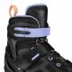 8. Łyżworolki Spokey Quattro 4IN1 SPK-943430 roz. 34-37 BK/VT
