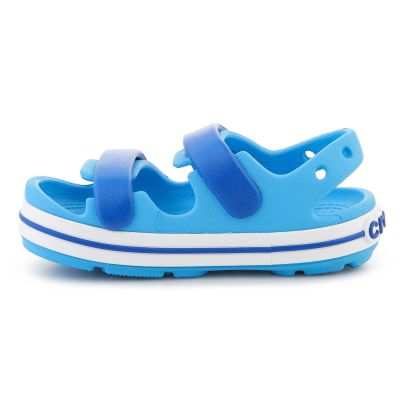 6. CROCS CROCBAND CRUISER SANDAL T KIDS VENETIAN/BLUE BOLT 209424-4MO