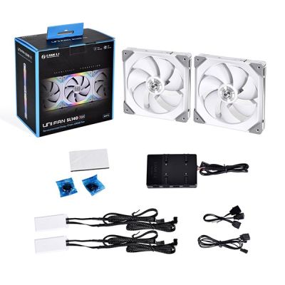 3. Lian Li Uni Fan SL140 Obudowa komputera Wentylator 14 cm Biały 2 szt.