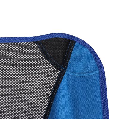 8. FOTEL TURYSTYCZNO PLAŻOWY 58x52x64CM NIEBIESKI