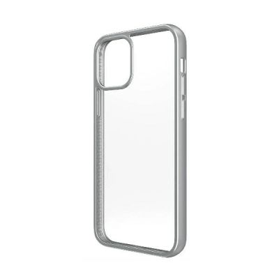 4. Etui PanzerGlass ClearCase na iPhone 12 Pro Max - przezroczysto-srebrne