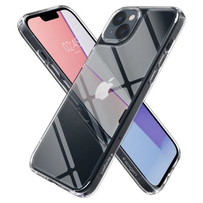 7. Etui Spigen Quartz Hybrid na iPhone 14 Plus - przezroczyste