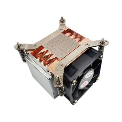 4. Inter-Tech Q-5 Procesor Radiator 6 cm Czarny, Srebrny 1 szt.