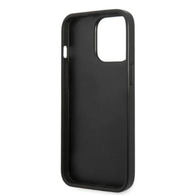 7. Etui Karl Lagerfeld Monogram Plaque na iPhone 13 Pro Max - czarne