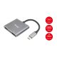 3. Equip 133484 stacja dokująca Przewodowa USB 3.2 Gen 1 (3.1 Gen 1) Type-C Srebrny