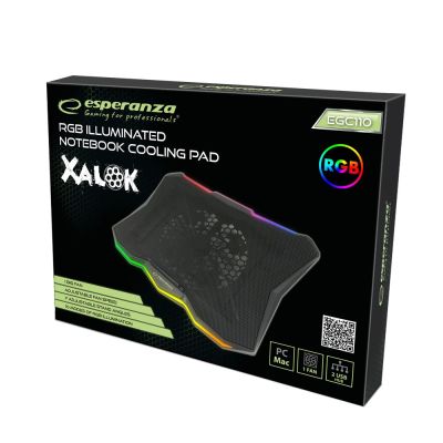 21. ESPERANZA PODSTAWKA CHŁODZĄCA GAMING RGB XALOK EGC110
