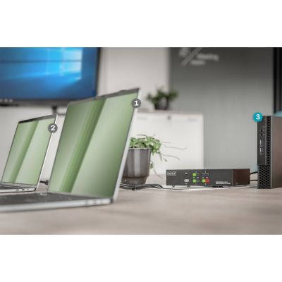 5. Przełącznik KVM, 4-portowy, pojedynczy wyświetlacz, 4K, HDMI