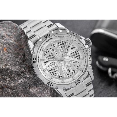 5. Zegarek Męski Skmei 9337SI + BOX