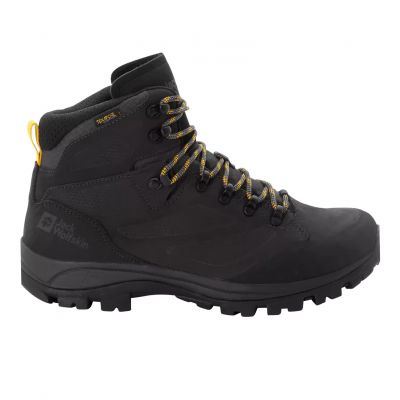 2. Buty trekkingowe męskie Jack Wolfskin REBELLION TEXAPORE MID M phantom / burly yellow XT (4051171_6357)