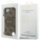 8. Etui Guess 4G Circle Classic Logo MagSafe na iPhone 16e - brązowe