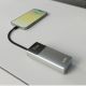 8. Powerbank SBS 10000mAh PD 20W z wyświetlaczem LCD i wbudowanym kablem USB-C - szary