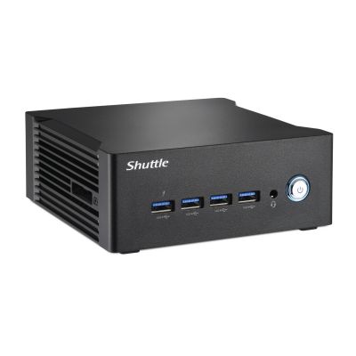 2. Shuttle Nano PC NA10H Wielkość PC 1L Czarny 8845HS 3,8 GHz