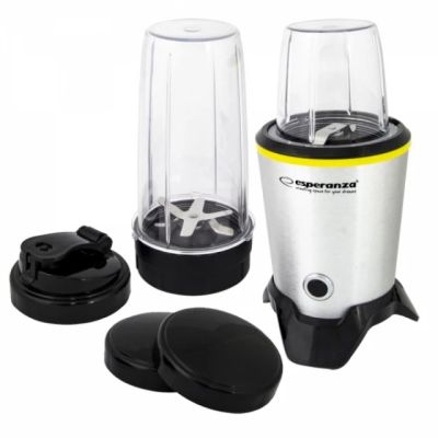 10. Blender sportowy Esperanza MASTER EKM028 (1000W; kolor czarno-srebrny)