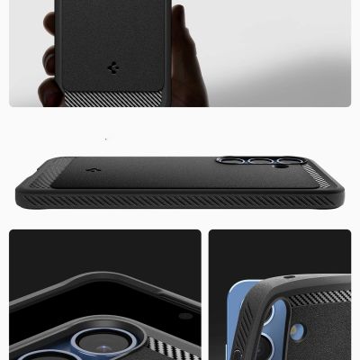 5. Etui Spigen Rugged Armor Mag MagSafe na Samsung Galaxy S25 - czarny-mat