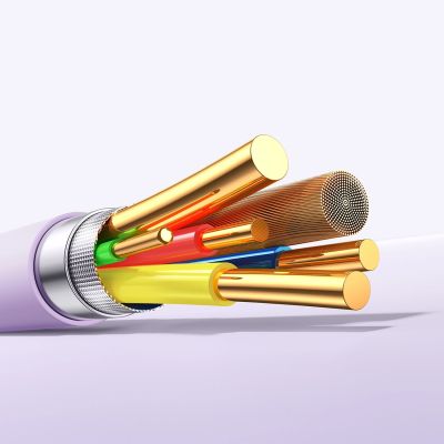 11. Kabel Joyroom S-A59 Vibrant Series 60W USB-C - USB-C 1,2m - fioletowy