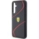 5. Etui Ferrari Twist Metal Logo na Samsung Galaxy S23 FE - czarne